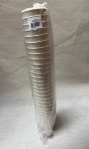 White double-layer paper cup 80mmx92mmx56mm 白色双层纸杯