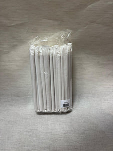 100 Colouring kraft paper straw of 0.8cm 牛皮纸吸管